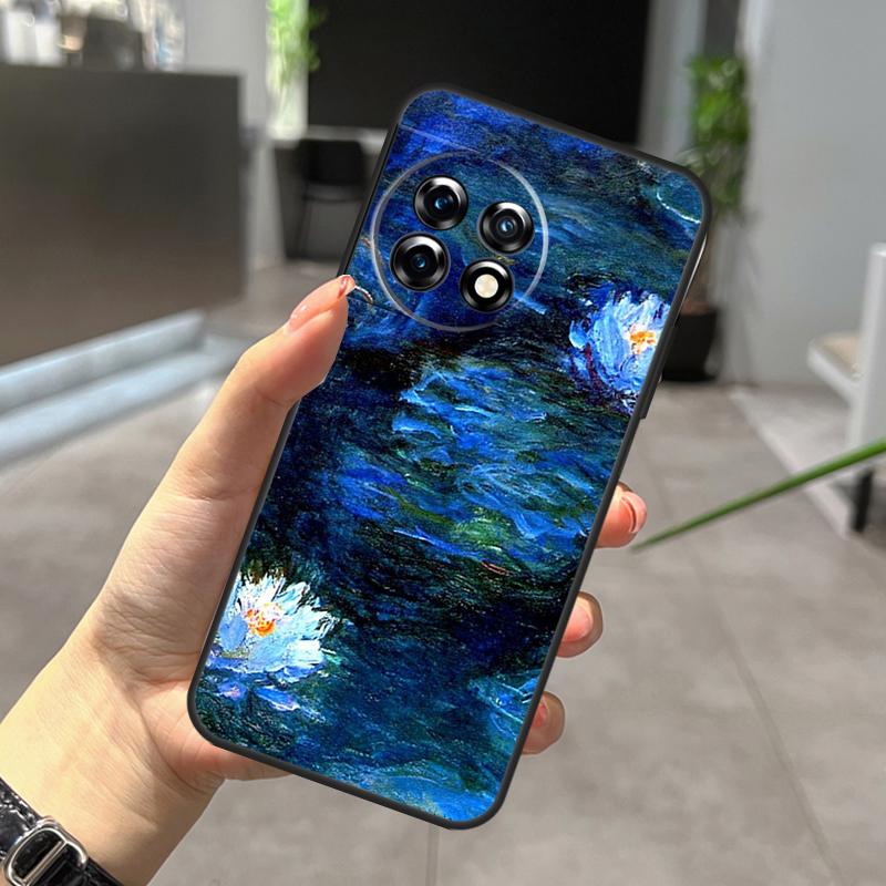 Monet Oil Painting Case For OnePlus Nord CE 5 2 3 4 Lite N30 N20 OnePlus 15 13 12 11 9 10 Pro 10T 13R 15R Cover