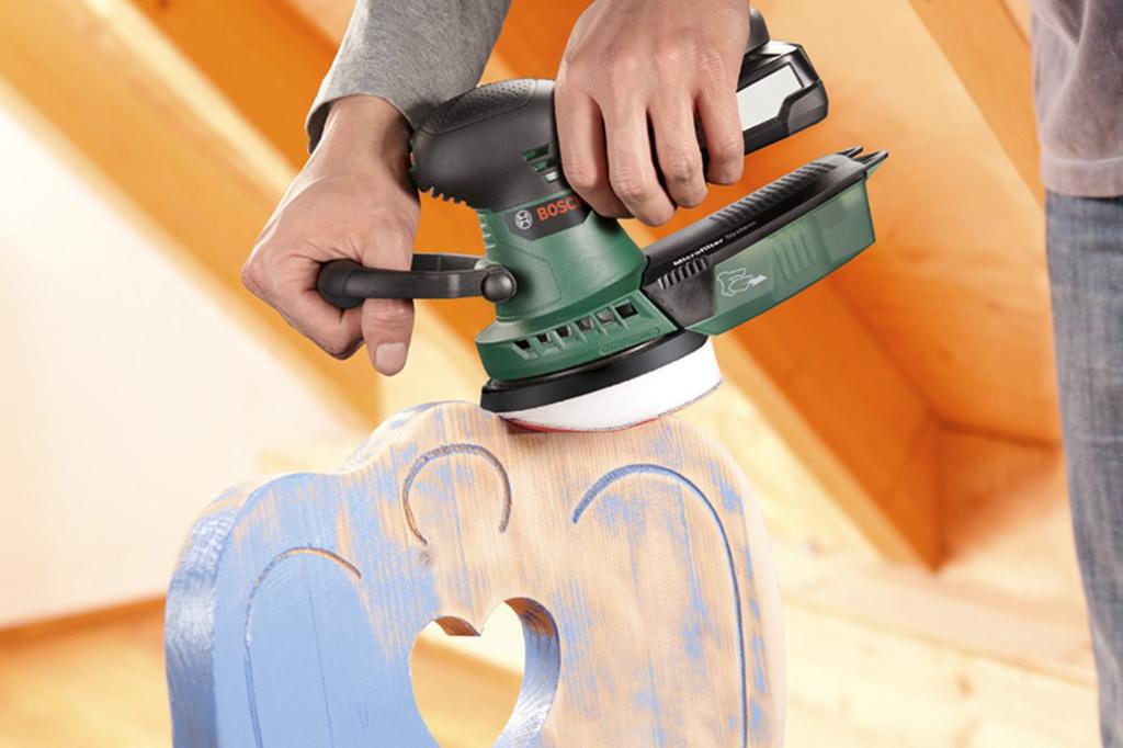 BOSCH 18V Cordless Dust Vacuum Random Action Sander Charger Sold ORB118 (Body Only, Separately)