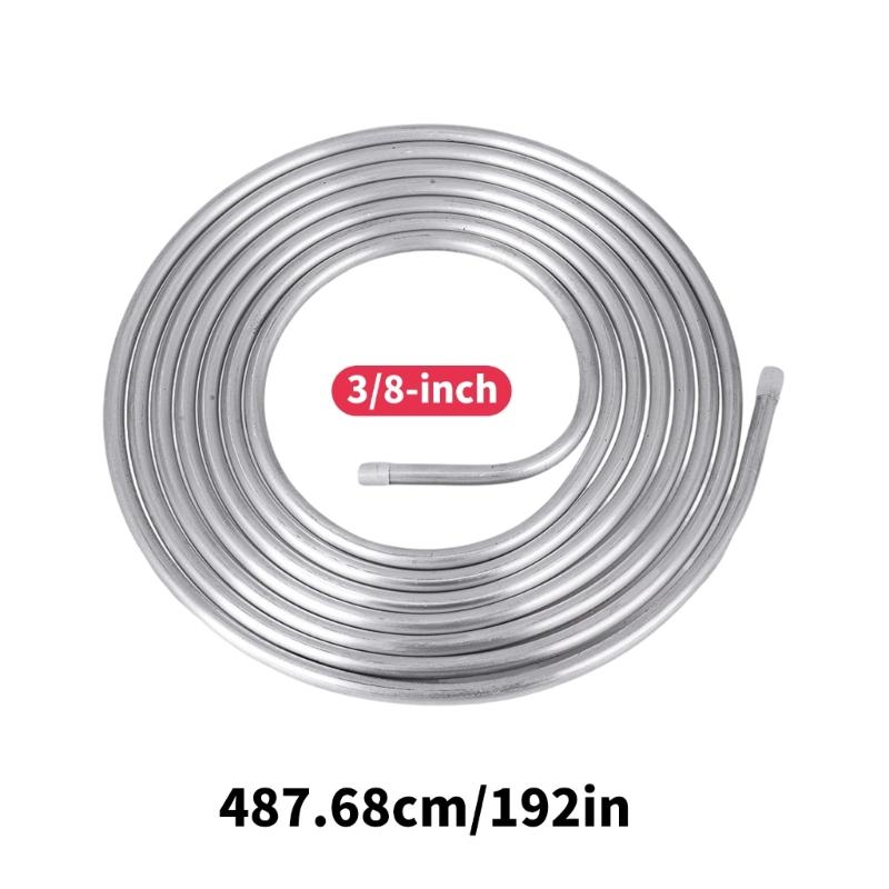 3/8Inch 16Ft Aluminum Brake Line Tube For Car And Motorcycle Brake System Upgrades Hydraulic System Tubing Roll