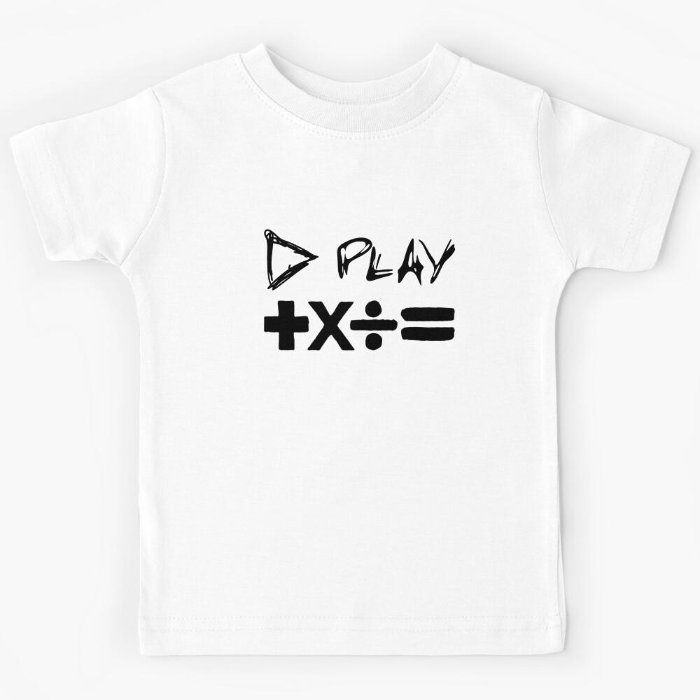 Ed Sheeran Loop Tour Math Play Concert Kids T-Shirt 170