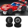 4PCS 1Celsius10 RC   Car Tires Replacement for    01 Xv02 Sturdy Plastic 70mm RC Car Maze Tire Wheel