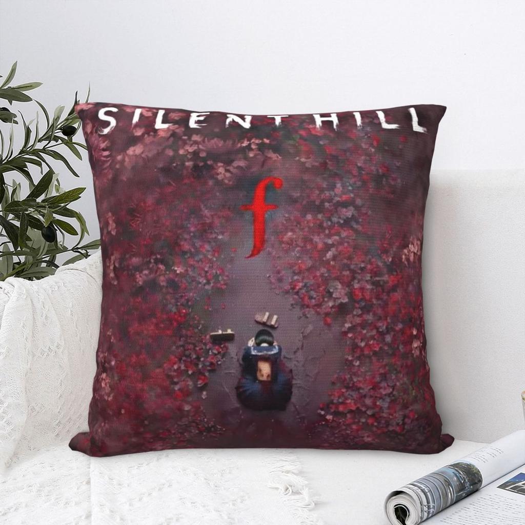 Car Decor Silent Hill F Horror Game 2025 Pillowcases Merch Pillow Cover Square Multiple Sizes