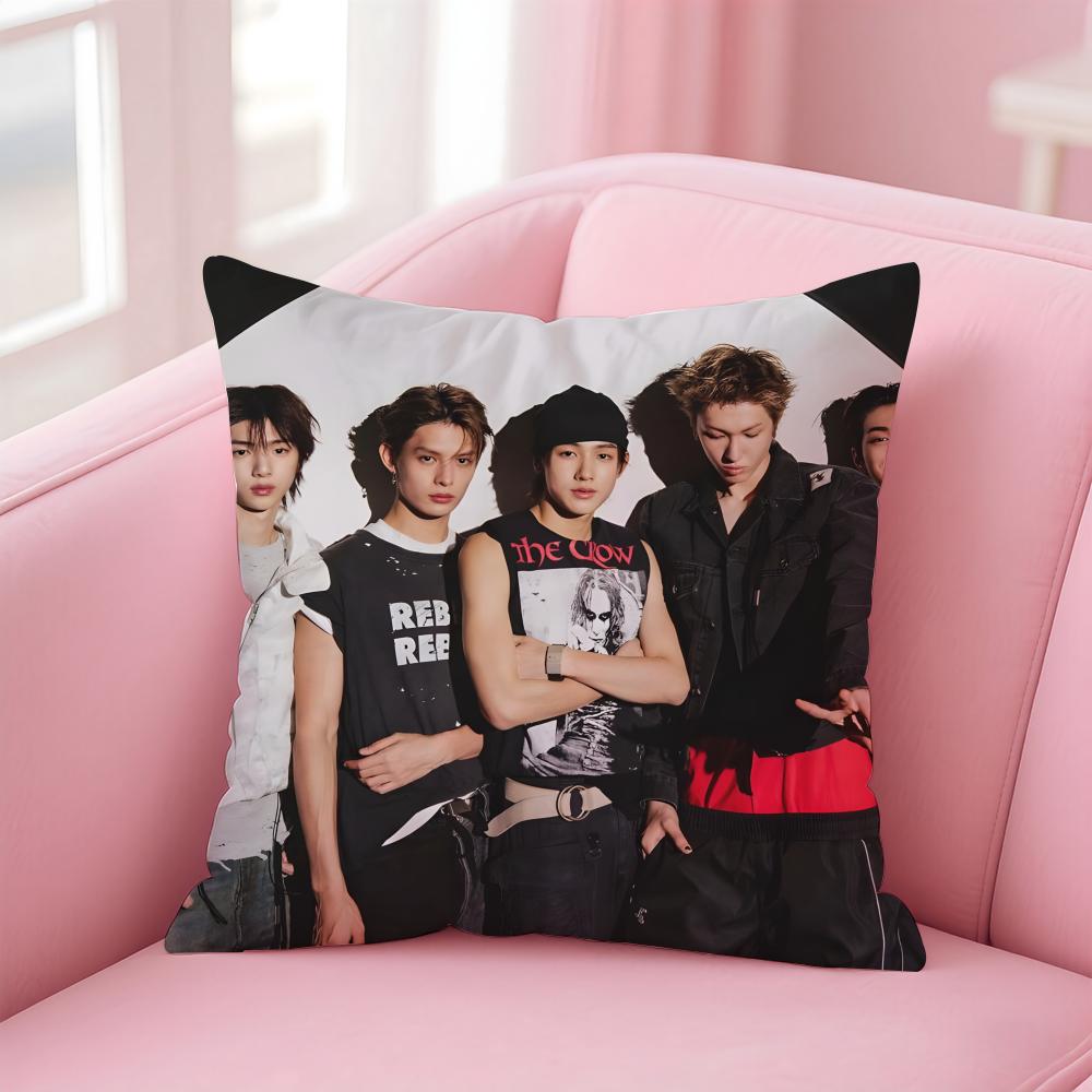 Korean Handsome Boy Group CCortis Cushion Cover Pillow Case Soft Skin Friendly Fabric  Concealed Zipper