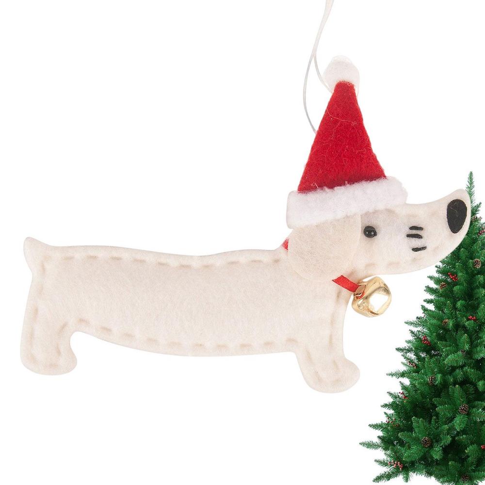 Christmas Tree Dog Pendant Funny Dachshund Decorations Pendants For Holiday Wear Resistant Festive Dachshund Dog Ornaments