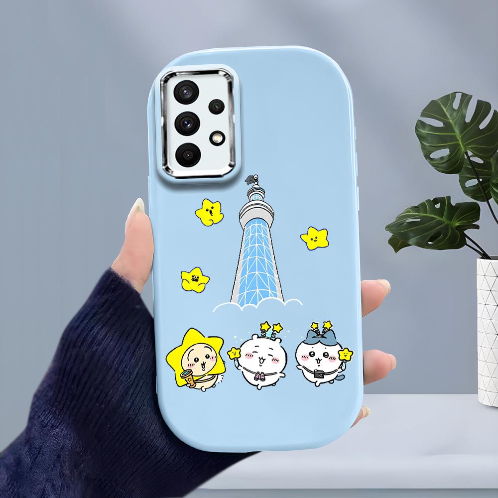 Lovely Liquid Silicone Phone Case for Samsung Galaxy S24 S23 S20 FE Plus Ultra Note 20 10 A51 A52 A54 A73 Shockproof Soft Cover Casing