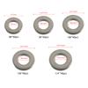 Boîte de 200 pièces Rondelles plates en acier inoxydable 304 1/4" 6 8 10 12 chacune 40 pièces
