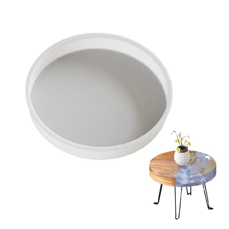 Сделайте собственное изделие из смолы с помощью нашей прочной силиконовой формы. Домашний аксессуар для создания уникального круглого украшения для столешницы.