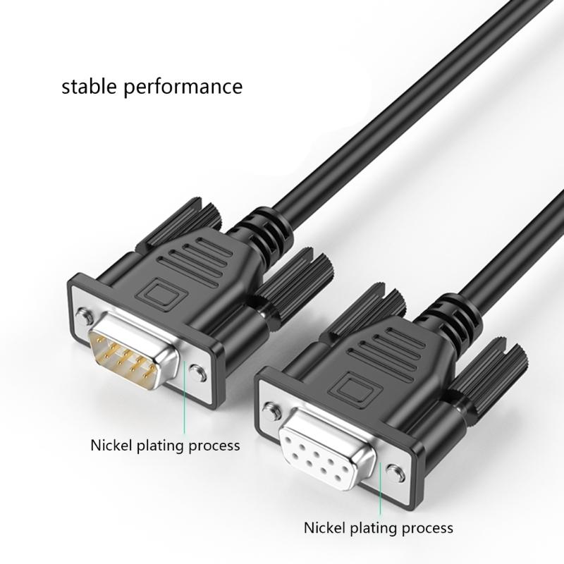 50cm to 300cm RJ45 to DB9 Serial Port Adapter Cord 8P8C Male to DB9 RS232 Male/Female Interfaces Extension Wire Line
