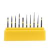 FG 1.6mm Shank Diamond Polishing Burs Extra Fine Grit Fine Ring Burs  Detailed Finishing