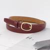 Style Vintage Ladies Jeans Belt Pu Material With Metal Pin Buckle For Daily Use