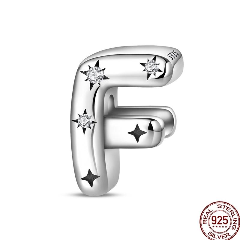 Copper 26 Letter A-Z Alphabet Charm Beads Fit Original Bangle Bracelet Necklace Pendant Jewelry Accessories Making