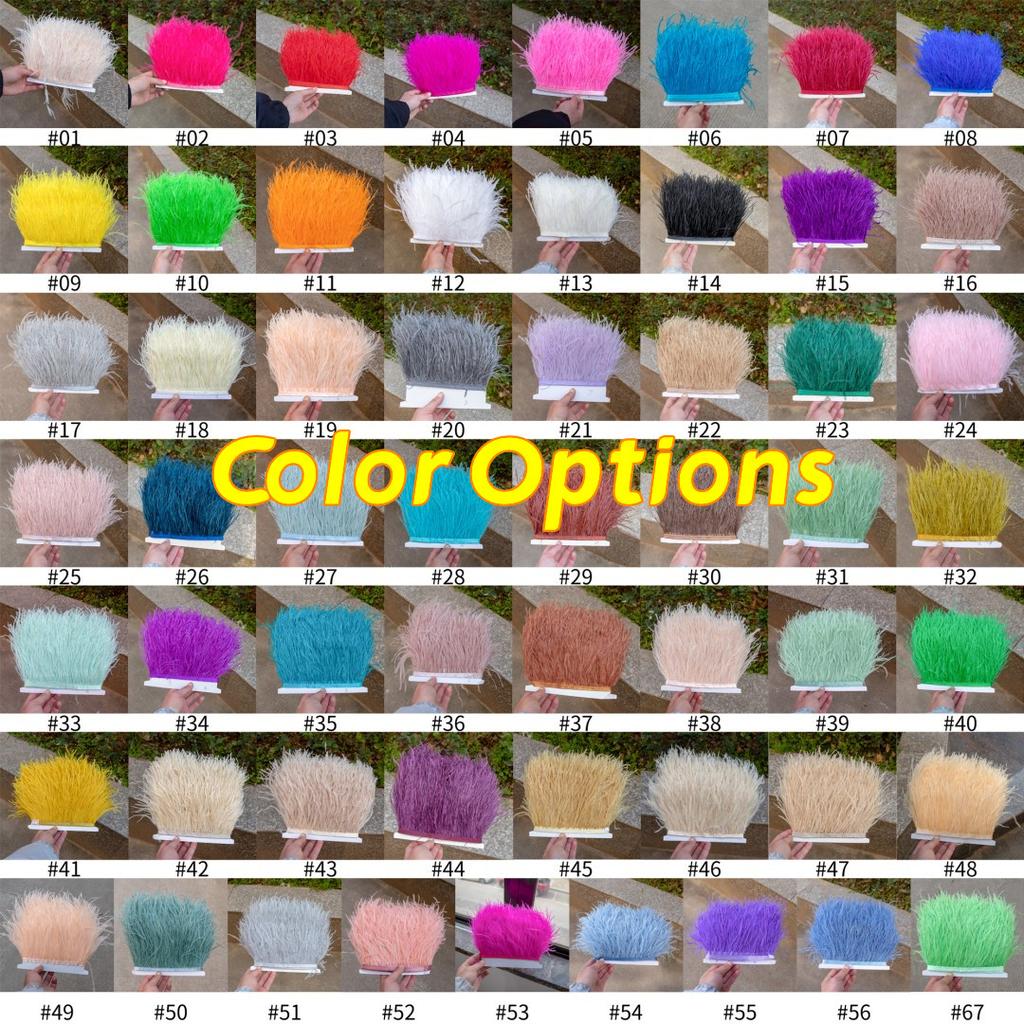 DIY 10-lagige weiße extra volle Straußenfederboa für Accessoires und Modedesign Cosplay Halloween-Kostüm Burlesque Tanz & Bühne