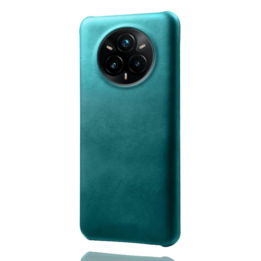 For Realme 14 Pro+ 5G Case Calf Texture PU Leather Hard PC Protective Phone Cover