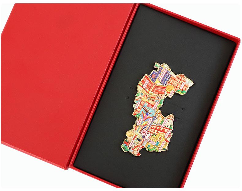 Macau Kultureller Metallmagnet: Wynn Palace, Ruinen von St.. Pauls, St. Dominics Kirchen-Souvenir