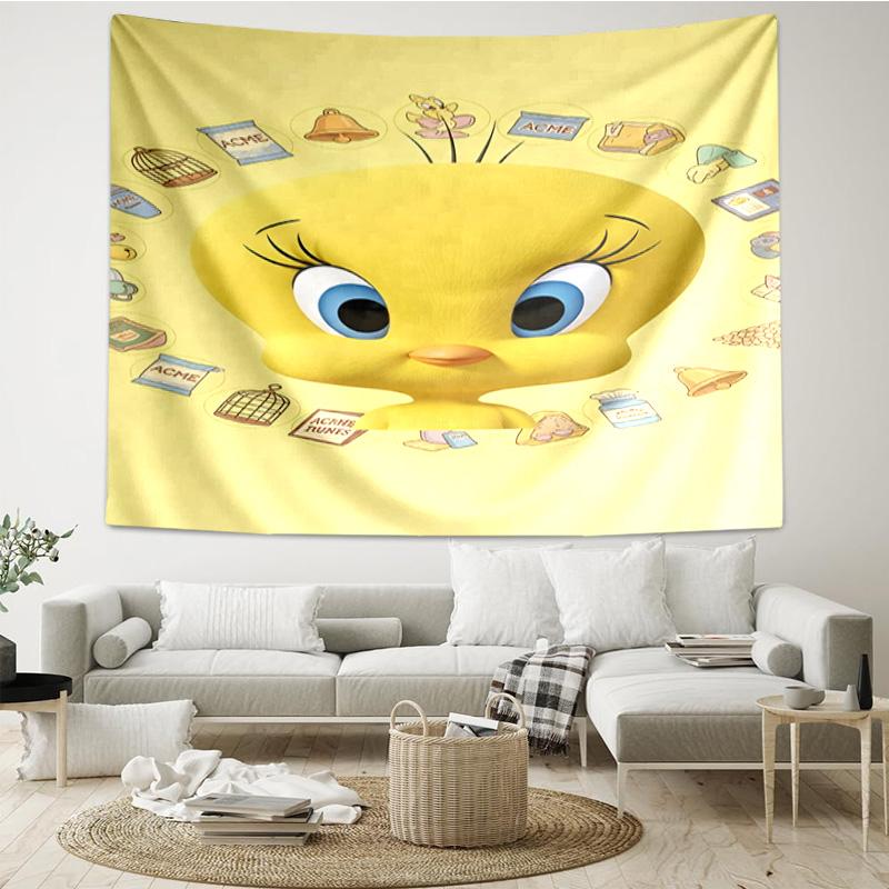 Taz-Mania Devil's Roar Quick-Dry Tapestry Hanging for Bedroom,Livingroom, Playroom,Decor Art Room Wall Tapestry Holiday and Birthday Gifts