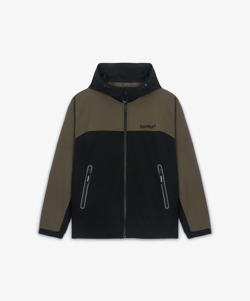 Supra Color Block Windbreaker (Beige)