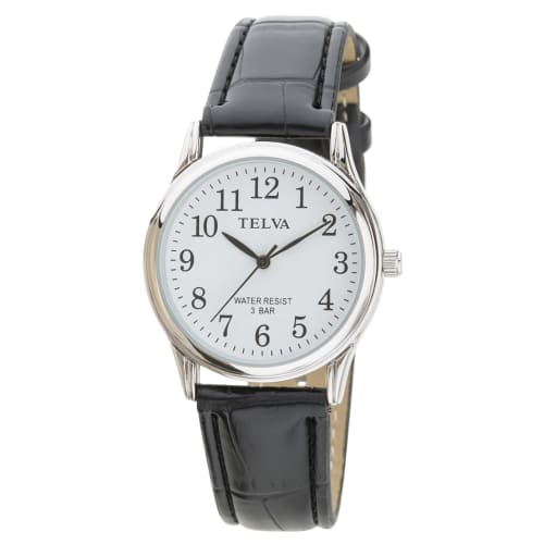 Klefer Men's Analog Waterproof Watch with Leather Strap, Black, TE-AM146-BKS