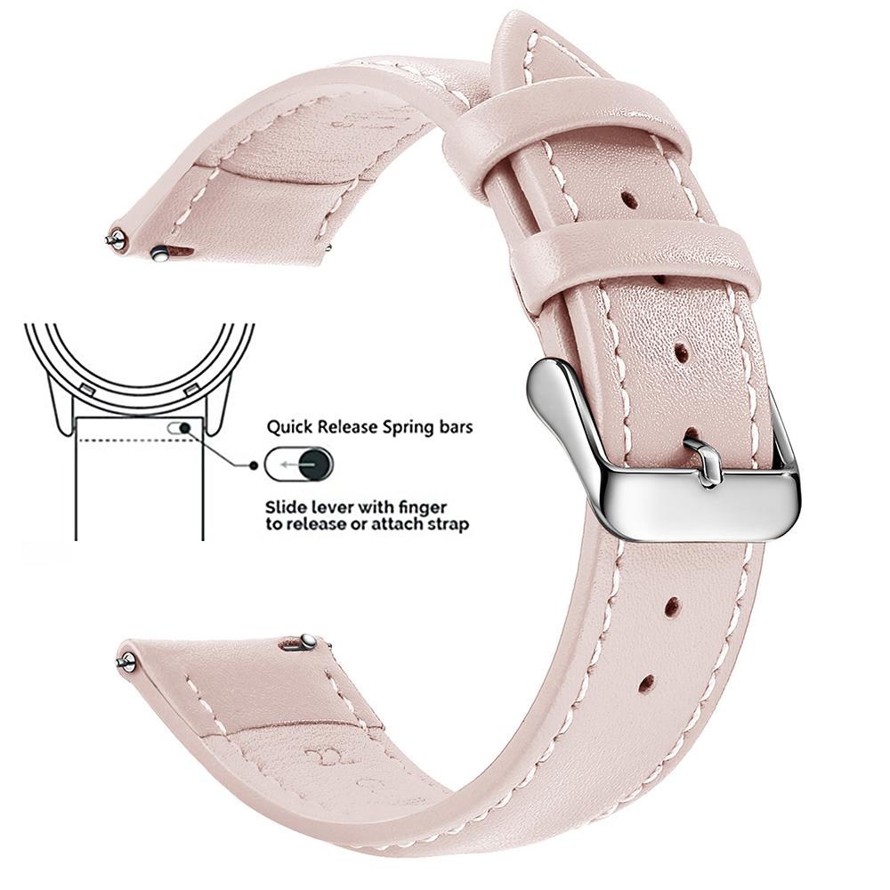 Cinturino per Orologio in Vera Pelle Piena, Rilascio Rapido 12/14/16/18/19/20/21/22/24 mm Cinturini per Orologio, Cinturini di Ricambio per Uomo Donna