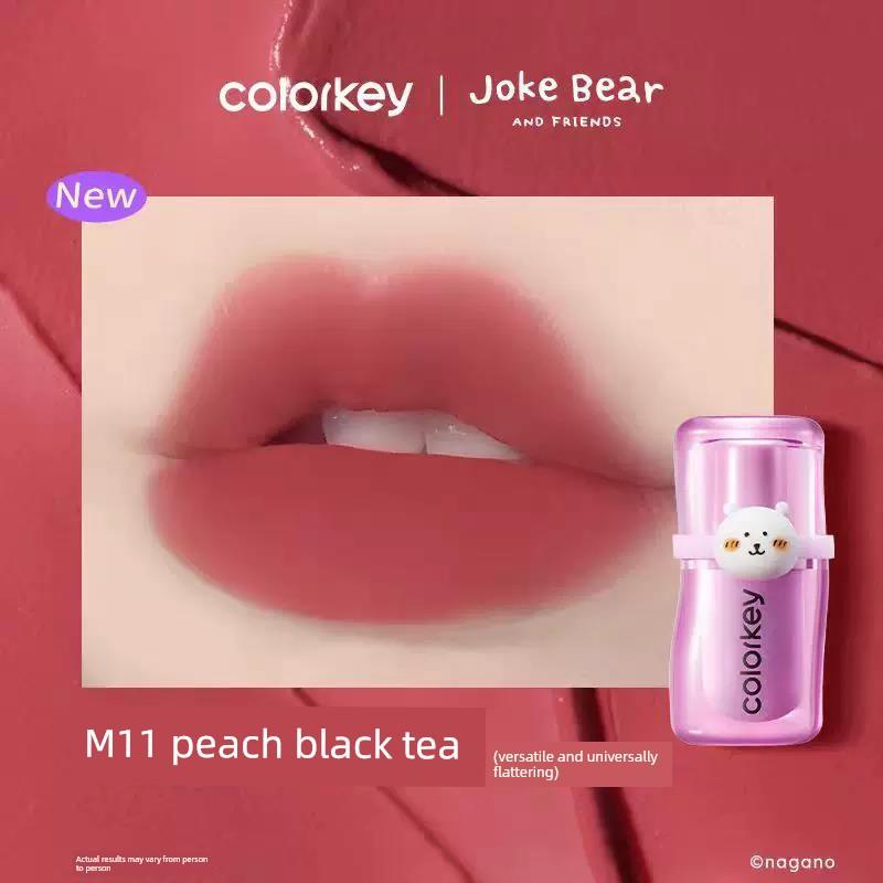 Colorkey Kelaqi Lip Lacquer R608 Small Paintball Small Colorful Egg Female Lip Mud Velvet Water Light Lip Lacquer Lipstick Genuine Goods