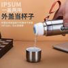 Stainless Steel Vacuum Insulated Water Bottle 500ml 350ml 600ml 800ml 1000ml Double Wall Leakproof Travel Cup Men Women