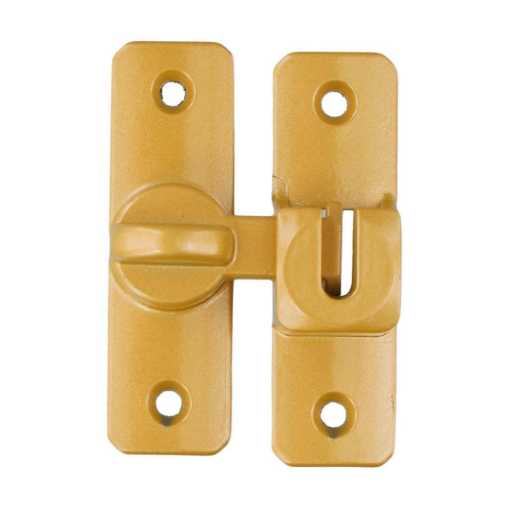 Door Latch Home Security Latch Bolt Zinc Alloy 90 180 Degree Easy Install Lock Bathroom Sliding Door Bolt Latch Hardware     New