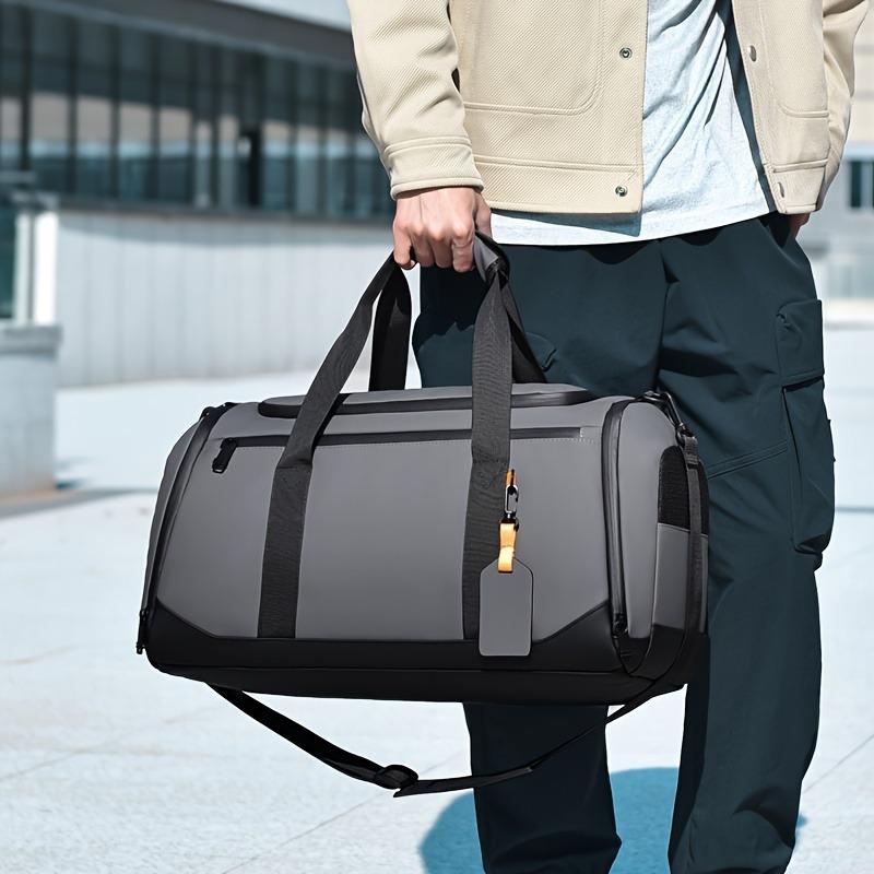 Large Capacity Travel Duffel Bag, Spacious Unisex Overnight Sports Gym Bag with Multiple Compartments, Perfect for Fitness, Outdoor Adventures