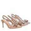 Thin Heel Pointed Head Bag Head Autumn Bride Shoes Fashion Rhinestone Bridesmaid High Heels Sandals New Crystal Wedding Shoes