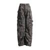 Women's High Waist Wide Leg Cargo Pants Camouflage Print Streetwear Fashion Multi-Pocket Design Comfortable Fit