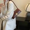 Handbag French Stick Bag Large Capacity PU Leather Shoulder Bag Simple Underarm Bag  Girls