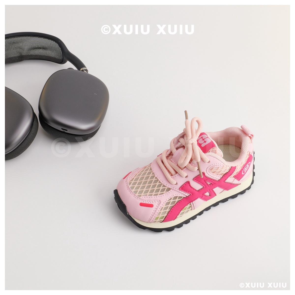

XUIU Ghost Family Joint Name Retro Children s Functional Forrest Gump Shoes Spring and Summer Single Net Boys and Girls [Wenzhou Shoes] 25