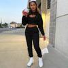 Fashion, Women's Clothing, Plush, Solid Color, Hooded Sweatshirt, Long Sleeved Drawstring, Long Pants Vest, Three Piece Set