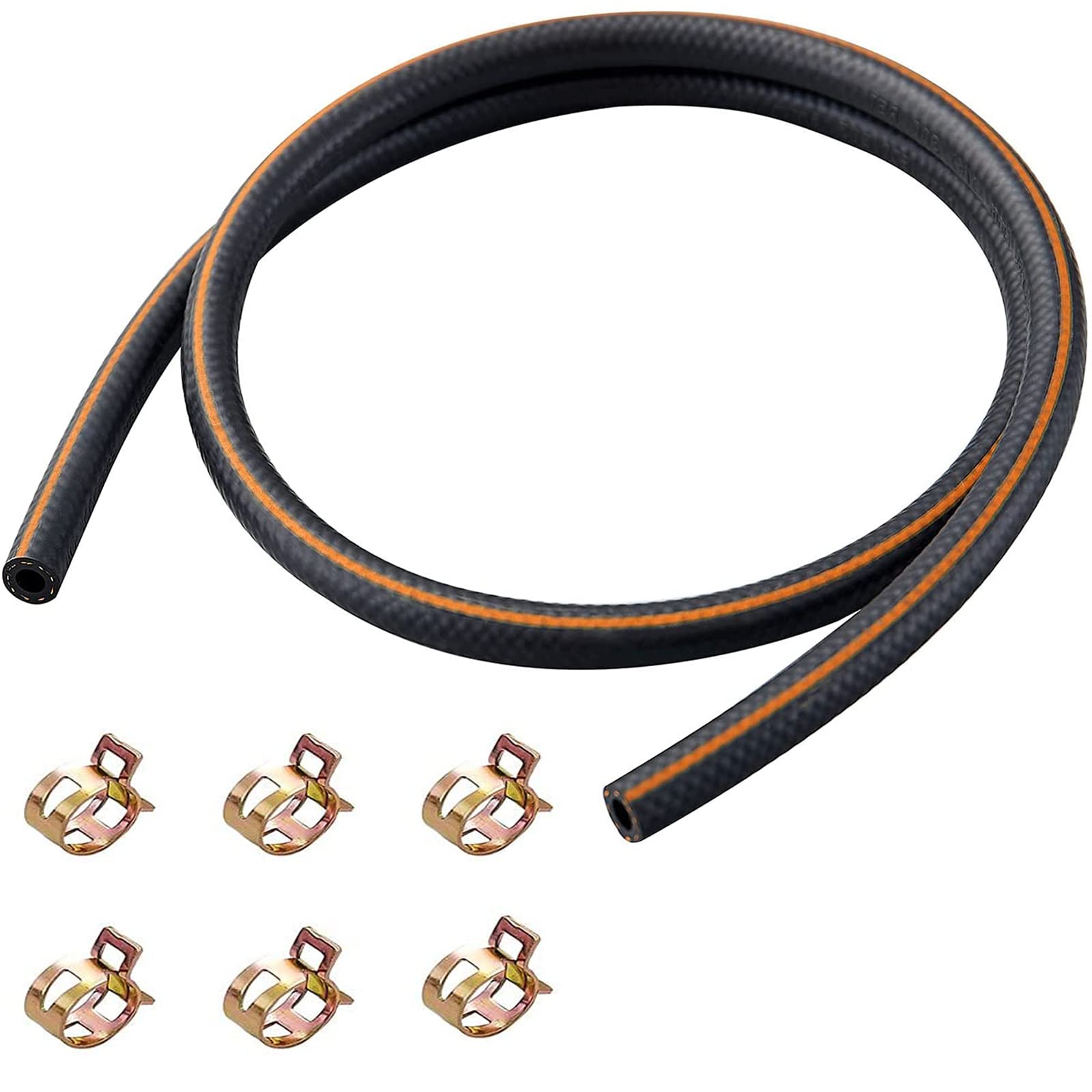 

Топливный шланг DFsucces, нитриловый каучук (NBR) Шланг, 3-слойная конструкция, Устойчивый, Устойчивый к давлению, Inner diameter 8mm Outer чёрный