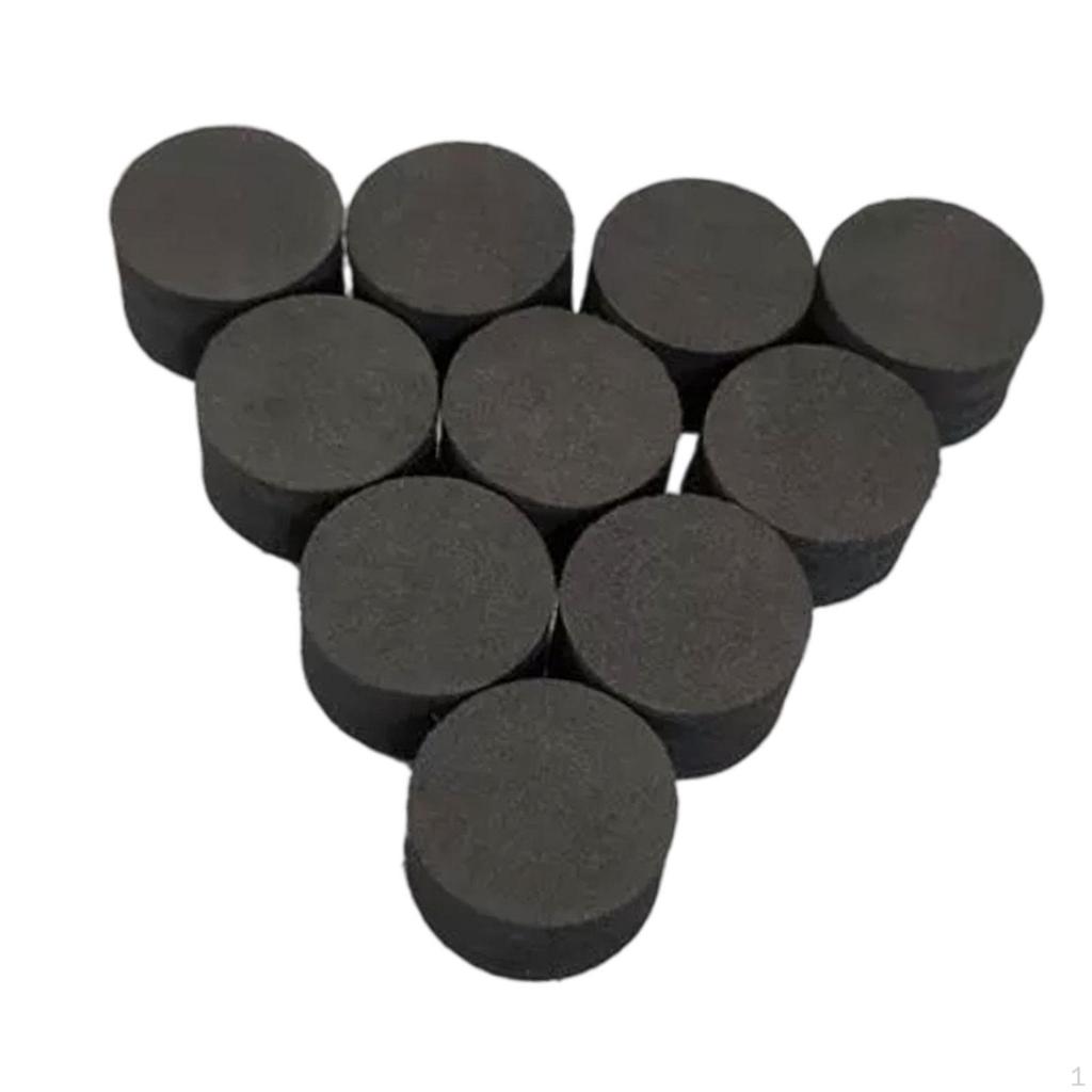 10 Pieces Drum Trigger Sponge Column DIY Electronic Good Elastic Replacement Black 20mm High