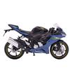 1/12 Scale Kawasaki Ninja ZX-6R Racing Cross-country Motorcycle Toy City Diecast Model Super Sport Miniature Collection Boy Kids Gift