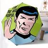 1pc Star Trek, Spock Automatic Open/close Folding Umbrella, Compact Portable Travel Umbrella, Perfect Gift, Durable Construction Yy250813065