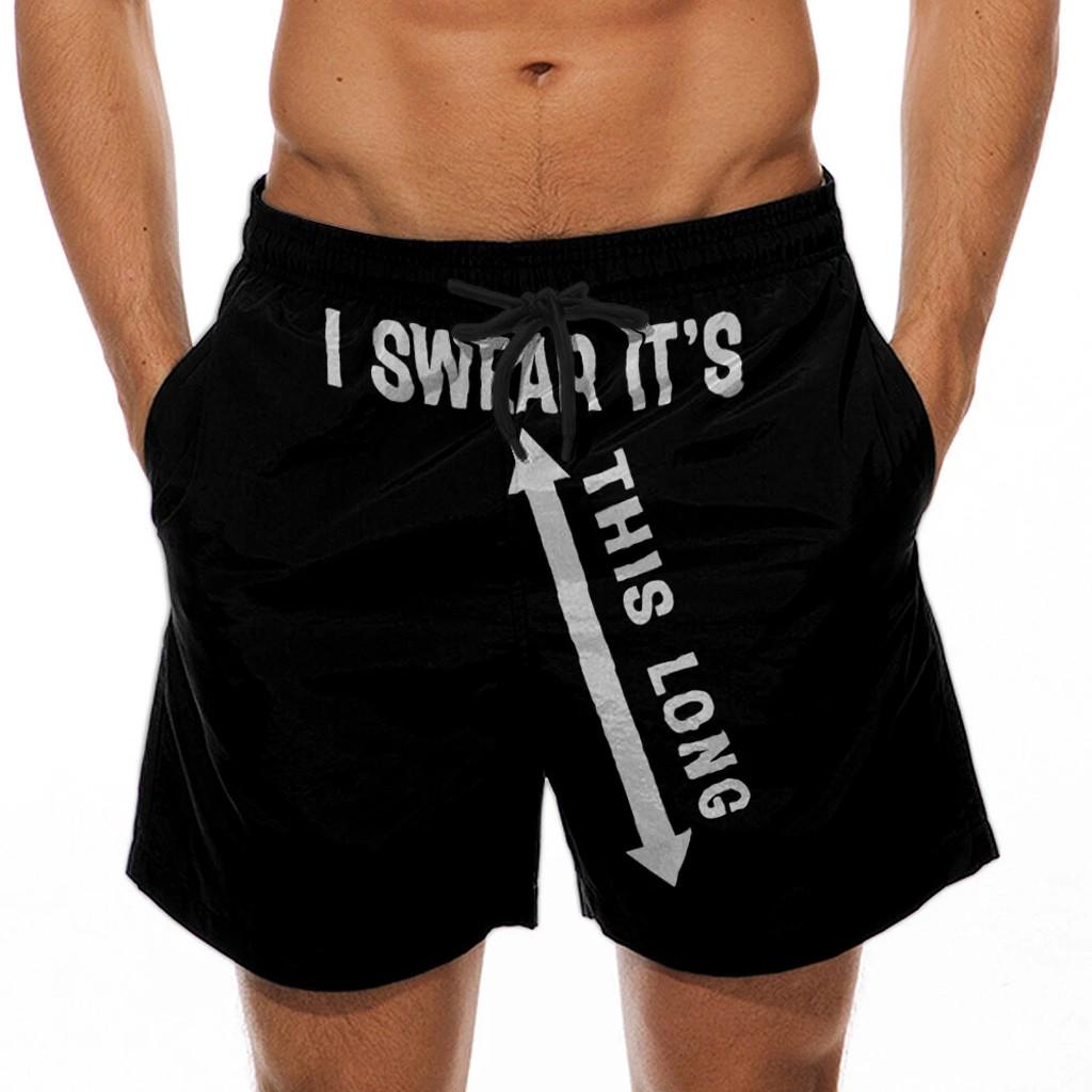 

Мужские повседневные брюки с принтом на шнуровке для пляжной работы, повседневные брюки, шорты, брюки