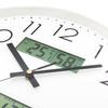 Nitori Radio Nachtstopp Gebraucht Datum Wochentag Temperatur und Luftfeuchtigkeit Digitalanzeige Wanduhr Latese RST Weiß NITORI 8172744