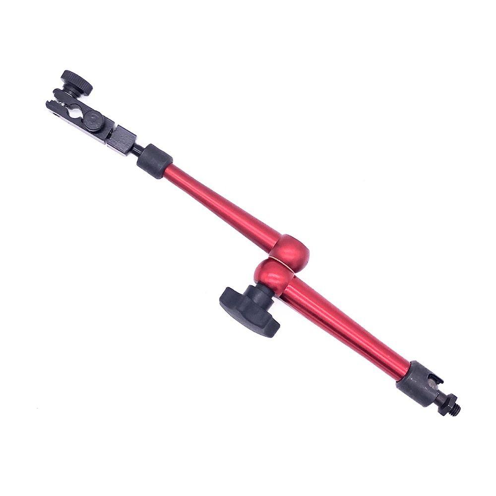 Aluminum Alloy Joint Bracket Rod Red Magnetic Watch Holder Rod Magnetic Gauge Stand  Universal