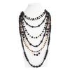 Colier Multistrat cu Perle în Stil Boem Bijuterii Baroc pentru Mireasă Lanț pentru Claviculă pentru Femei Nuntă
