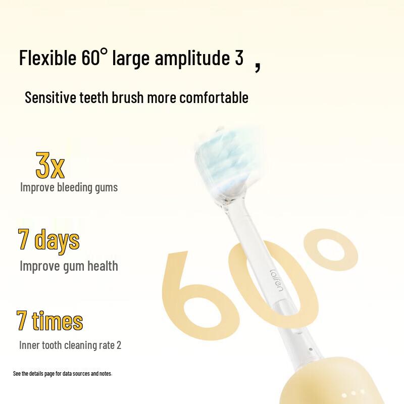 LAIFEN SE Sweep-Vibration Electric Toothbrush CN plug (adapter included)