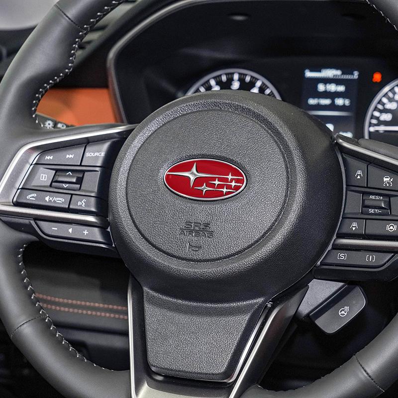 1 buc. Autocolant Volan Auto Emblema Decal Insignă Decor Accesorii Pentru Subaru Forester SG5 SH SJ Impreza XV Legacy Outback WRX STI GC8 Tribeca