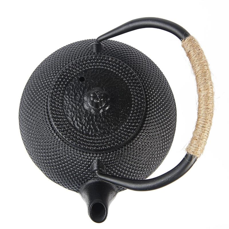 300/650ML Handmade Antique Cast Iron Teapot Japanese Style Tea Kettle For Boiling Water Kettle Home Decoration Ornament