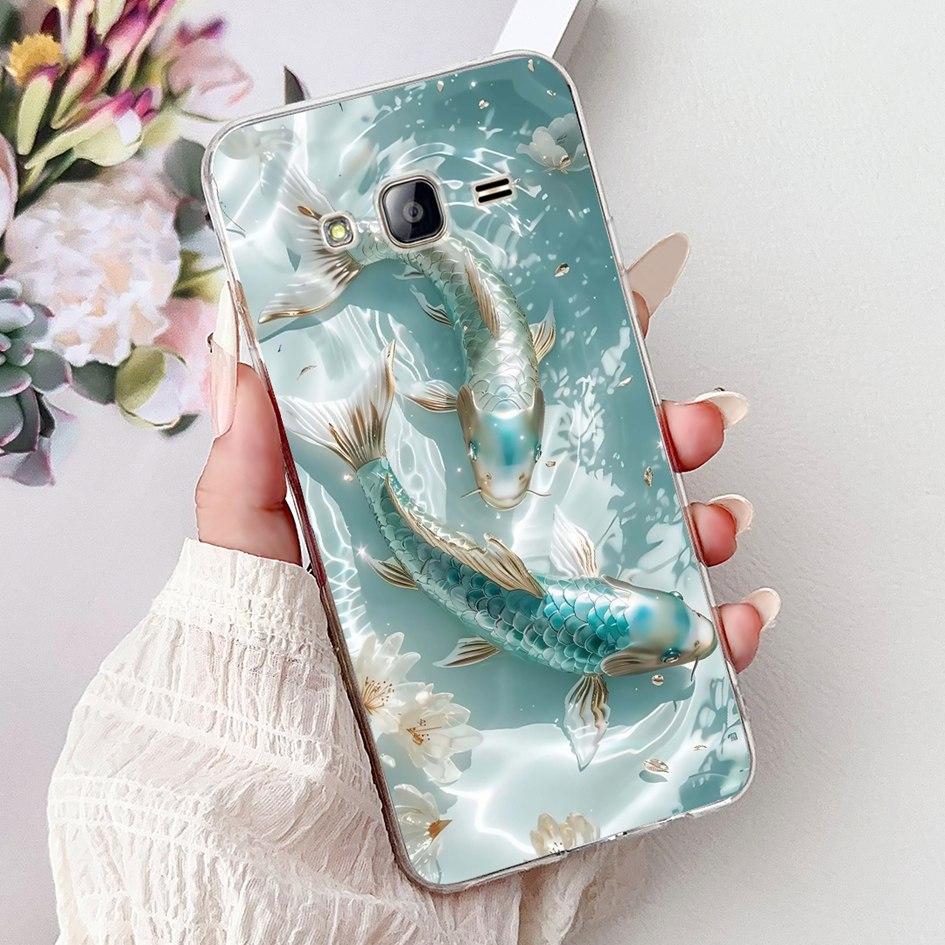 For Samsung Galaxy J5 Case J500F J500H J500G Cover Luxury Dragon Lion Soft Silicone Phone Cases For Samsung J3 J5 J7 2016 Bumper