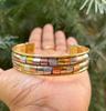 1 Pc Pure Ashtadhatu, Copper Brass Silver Healing Bangle, Cuff, Bracelet, Jewelry, Spiritual Bangle for Kriya Astrological purposes, Domed