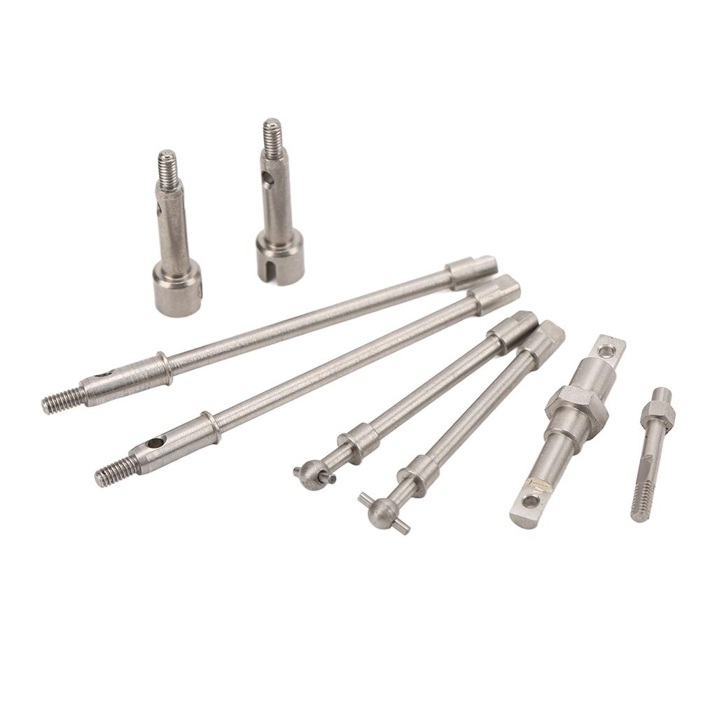 Stainless Steel Front Rear Drive Shaft Transmission Shaft Kit for Axial SCX24 1/24 RC Car
