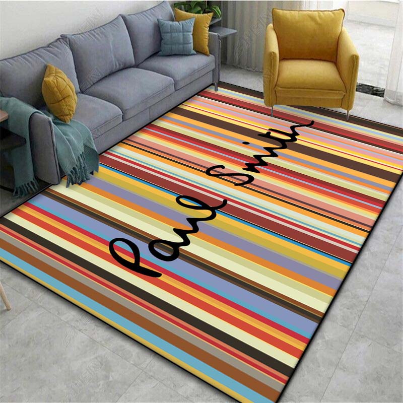 London Fashion P-Paul Smith Printed Floor Mat Carpet 15 Sizes Living Room Bedroom Bedside Sill Bathroom Floor Mat Home Decor