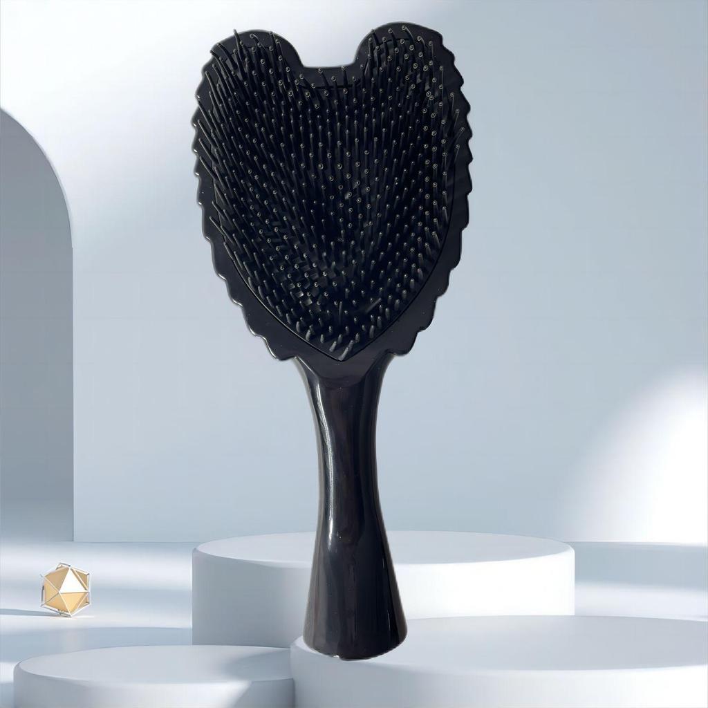Pettine Styling Capelli Queen's con Cuscinetto d'Aria: Pettine Multifunzionale a Forma di Ala per la Cura dei Capelli da Viaggio per Donne.