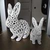 Paashaas Holle Figuur 3D Geprint Konijnenbeeldje voor Huis Kantoor Tafel Boekenplank Decor Lente Feestartikelen
