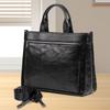 SCHWARZETIENNE Men's Genuine Leather Business Briefcase