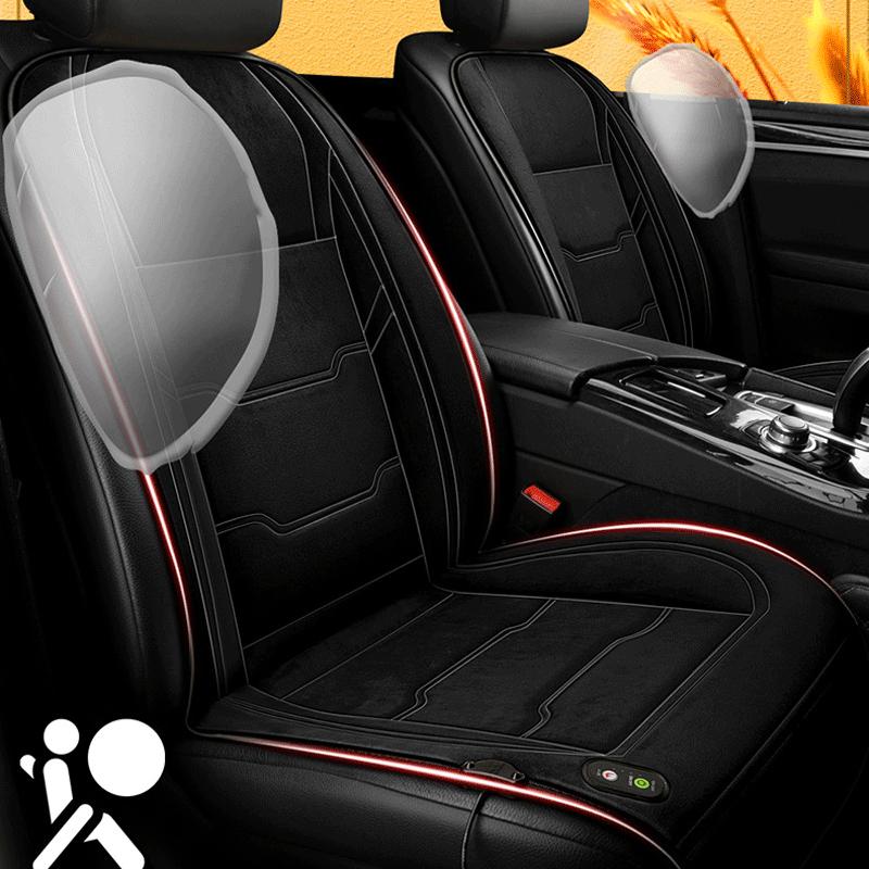 12/24V Universal Electric Heated Car Seat Cushion Heater Car Seat Heating Winter Warmer Seat Cover  Seat Cushion Car Interior